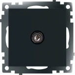 ТВ-розетка (черный) Stekker Катрин 39614