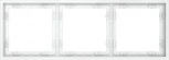 Рамка на 3 поста (белый матовый) Voltum S70 VLS100302