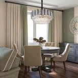 Подвесная люстра хрустальная Modelux MODELUX ML.9006.12 GD-SM