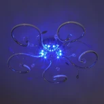 Потолочная люстра Eurosvet Curl 90129/5 хром