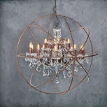 Подвесная люстра Loft It Foucaults Orb Crystal LOFT1897/15 подсвечник