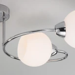 Потолочная люстра на штанге Eurosvet Tulia 30136/4 хром (220V, шарики)