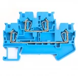 Зажим пружинный 4-х проводной проходной ЗНИ 2 уровня ЗНИ 2,5 мм2 Stekker 39973