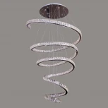 Подвесной светодиодный светильник с пультом в виде спирали Eletto Olimpia EL330P140 (220V, на тросе, спираль)
