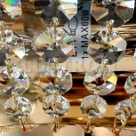 Бра Maytoni Bella DIA750-WB01-WG (220V, хрусталь, подвески)