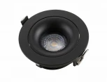Точечный встраиваемый светильник Denkirs Roto DK2120-BK (220V, круглые)