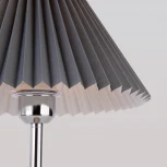 Интерьерная настольная лампа Eurosvet Peony 01132/1 хром/графит