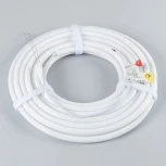 Светодиодная лента герметичная MonLIGHT-TOP-S-M560-D13mm 48V Warm2700 (13 W/m, IP65, 10m, wire x1, трос) (Arlight, Вывод прямой, 3 года) 043819