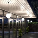 Уличный светильник подвесной Elektrostandard Sfera 35158/U черный (220V, на проводе, шар, IP54)