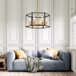 Подвесная люстра Lumina Deco LDP 1142-6 BK+MD