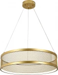 Подвесной светильник (10022/1P Gold) Indigo Solido V000112L (регулировка яркости, LED, 220V, пульт управления, на тросе, круглые)