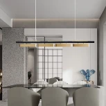 Подвесной светильник Zigbee, Wi-FiLightera Huron LE118L-4G SMART (LED, 220V, управление смартфоном, голосовое управление, умный дом - Алиса, Tuya Smart, Маруся, Smart Life, Экосистема Сбер, на тросе)