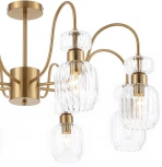 Потолочная люстра на штанге Escada Gloss 1141/8PL Clear (220V)