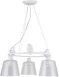 Подвесная люстра Arte Lamp Passero A4289LM-3WH (220V, на тросе, птички)