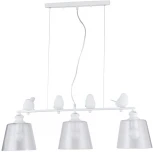 Подвесной светильник Arte Lamp Passero A4289SP-3WH (220V, на тросе, круглые, птички)