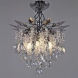 Потолочная люстра на штанге хрустальная Reluce 01108-0.3-340 CR (220V)