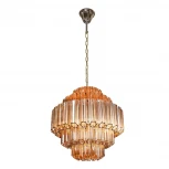 Подвесная люстра iLamp Destiny MD0267-7B (220V, на цепи, круглые)