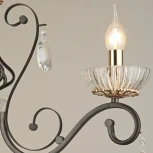 Подвесная люстра Reluce 04456-0.4-03 (220V, подвески, на цепи, подсвечник, свеча)