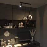 Подвесной светильник Eurosvet Verge 90249/3 черный