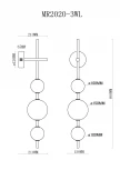 Настенный светильник MyFar Violla MR2020-3WL (LED, 220V)