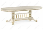 Деревянный стол Woodville Кантри крем / патина золото 450824