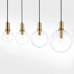 Подвесной светильник Penball D15 Gold ImperiumLoft Penball01 (101900-26) (220V, на проводе, шар)