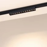 Трековый светильник магнитный Downlight светодиодный MAG-FLEX-LASER-L235-8W Warm3000 (BK, 24 deg, 48V) (Arlight, IP20 Металл) 036318