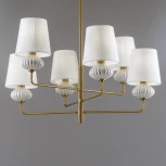 Потолочная люстра на штанге Freya Ceramics FR2029PL-06BS (220V)