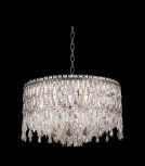 Подвесная люстра Fluorite The Empress FL1062-11P (220V, хрусталь, на цепи, круглые)