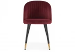 Стул Woodville на металлокаркасе Gabi wine red / black 15087