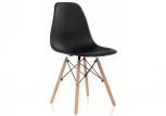 Пластиковый стул Woodville Eames PC-015 черный 11177