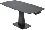 Стол M-City BALDE 120 MATT BLACK MARBLE SOLID CERAMIC / BLACK