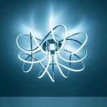 Потолочная люстра светодиодная с управлением смартфоном Citilux Джемини Смарт CL229A161E RGB (220V, умный дом - Алиса, Маруся, Сири)