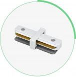 Коннектор прямой для накладного однофазного шинопровода Hesby Lighting Skylite HSBL_0029 (220V)