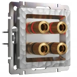 Акустическая розетка (hammer серебряный) Werkel W1285006 (a052067)