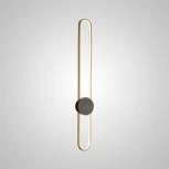 Настенный светильник Heidy L H90 Brass Black Imperiumloft Heidy-L01 (230862-23) (LED)