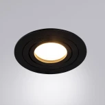 Точечный светильник встраиваемый Arte Lamp Tarf A2167PL-1BK (220V, круглые)