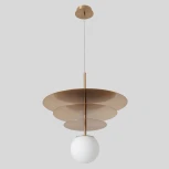 Подвесной светильник Crystal Lux UVA SP1.3 BRASS (220V, на проводе, шар)