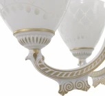 Подвесная люстра Arte Milano AM343837 343837/6 WT+G (220V, на цепи)