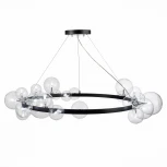 Подвесная люстра ST Luce Necton SL1165.403.24 (220V, на тросе, шарики, молекулы)