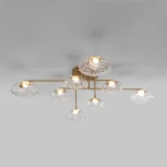 Потолочная люстра Eurosvet Ripple 50389 LED латунь (220V)