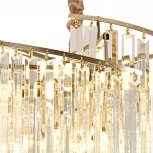 Подвесная люстра хрустальная Reluce 98068-0.4-500 FG (220V, на цепи)