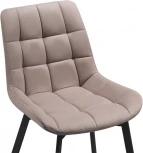 Стул Notta на металлокаркасе Челси латте / черный 489741