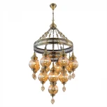 Подвесная люстра ярусная Каир CL419193 Citilux (220V, на цепи, шарики)