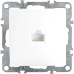 Розетка Ethernet RJ-45 (белый) Stekker Эрна 39314
