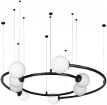 Подвесной светильник Infinite 10155/800 Black (220V, на тросе, шарики, солнечная система)