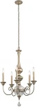 Подвесная люстра Rosalie KL-ROSALIE-5B Kichler (220V, на цепи, свеча)
