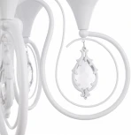 Подвесная люстра Arte Milano AM349920 349920/5 WT (220V, подвески, на цепи, подсвечник, свеча)