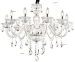 Подвесная люстра Globo Teejay 64118-10 (220V, на цепи, подсвечник, свеча)