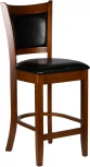 Стул полубарный DOBRIN GARRY COUNTER (шоколад, черный)